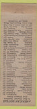 Matchbook Cover - Yorktowne Hotel York PA red WEAR