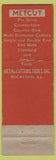 Matchbook Cover - Metal Cutting Tools Rockford IL
