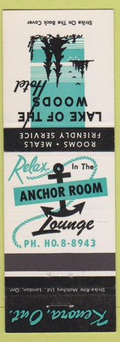 Matchbook Cover - Lake of the Woods Hotel Kenora ON