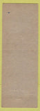 Matchbook Cover - Niagara Hotel Vancouver BC