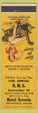 Matchbook Cover - RMS Hotel Severin Indianapolis IN 1954 pinup Riding Range