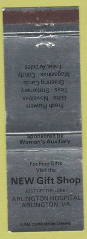 Matchbook Cover - New Gift Shop Arlington VA Hospital