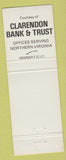 Matchbook Cover - New Gift Shop Arlington VA Hospital