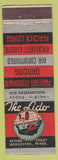 Matchbook Cover - The Lido Worcester MA Federal Deco