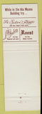 Matchbook Cover - La Ronde Restaurant Honolulu Hawaii revolving WEAR