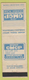 Matchbook Cover - CMCP Chase Manhattan Bank Charge Card