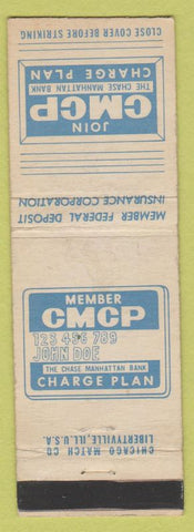Matchbook Cover - CMCP Chase Manhattan Bank Charge Card