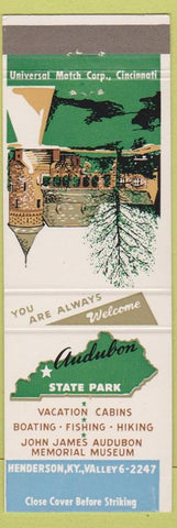 Matchbook Cover - Audubon State Park Henderson KY