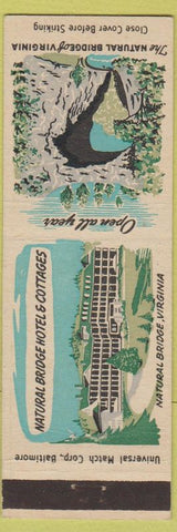 Matchbook Cover - Natural Bridge SVA tourism