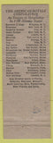 Matchbook Cover - Hotel Lycoming Williamsport PA