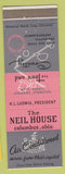 Matchbook Cover - Neil House Columbus OH Town and Country