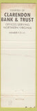Matchbook Cover - Arlington Hospital Gift Shop Arlington VA orange