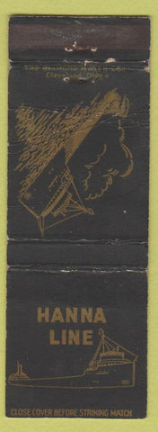 Matchbook Cover - Hanna Line Shipping freight