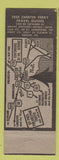 Matchbook Cover - Chester Bridgeport Ferry NYC Lancaster Atlantic City