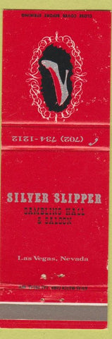 Matchbook Cover - Silver Slipper Casino Saloon Las Vegas NV
