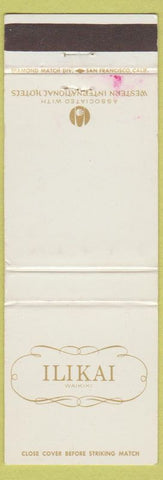 Matchbook Cover - Ilikai Hotel Waikiki Hawaii STAIN