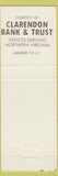 Matchbook Cover - Arlington Hospital Gift Shop Arlington VA teal