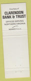 Matchbook Cover - Arlington Hospital Gift Shop Arlington VA red