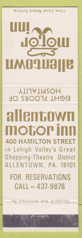 Matchbook Cover - Allentown Motor Inn Allentown PA