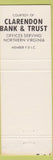 Matchbook Cover - Arlington Hospital Gift Shop Arlington VA peach