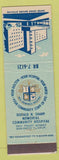 Matchbook Cover - Donald N Sharp Memorial Community Hospital San Diego CA