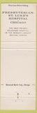 Matchbook Cover - Presbyterian Hospital St Lukes Chicago IL