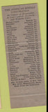 Matchbook Cover - Hotel Abraham Lincoln Reading PA