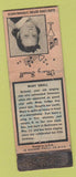 Matchbook Cover - Mary Small Signer Diamond WORN