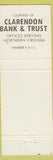 Matchbook Cover - Arlington Hospital Gift Shop Arlington VA yellow