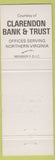 Matchbook Cover - New Gift Shop Arlington VA Hospital gold