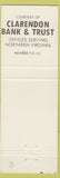 Matchbook Cover - Arlington Hospital Gift Shop Arlington VA green