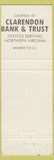 Matchbook Cover - Arlington Hospital Gift Shop Arlington VA salmon