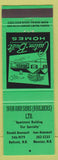 Matchbook Cover - Ivan and Sons Builders Moncton Bathurst NB green