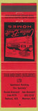 Matchbook Cover - Ivan and Sons Builders Moncton Bathurst NB red