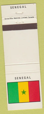 Matchbook Cover - Senegal Flag country