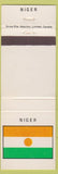 Matchbook Cover - Niger Flag Country