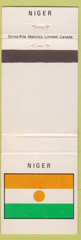 Matchbook Cover - Niger Flag Country