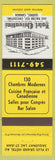 Matchbook Cover - Hotel Chicoutimi QC #1