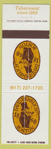 Matchbook Cover - David P Ehrlich Tobacco Boston MA #2
