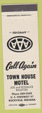 Matchbook Cover - Town House Motel Rockville IN