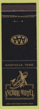 Matchbook Cover - Anchor Motel Nashville TN