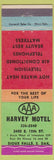 Matchbook Cover - Harvey Motel Sioux Falls SD