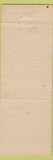 Matchbook Cover - Kings Court Motel Kingsville MD teal