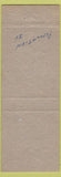 Matchbook Cover - Kings Court Motel Kingsville MD white