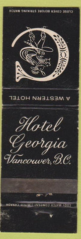 Matchbook Cover - Hotel Georgia Vancouver BC WEAR