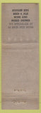 Matchbook Cover - Bugler's Inn Ashtabula OH ADVANE