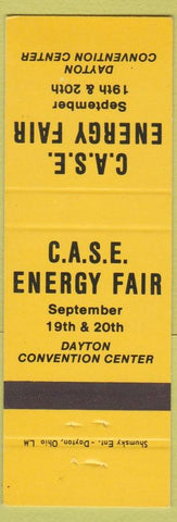 Matchbook Cover - CASE Energy Fair Dayton OH
