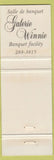 Matchbook Cover - Winnie Sir Winston Churchill Pub Montreal QC