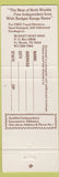 Matchbook Cover - Budget Host Motel Air Cap Wichita KS