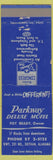 Matchbook Cover - Parkway Deluxe Motel Dothan AL